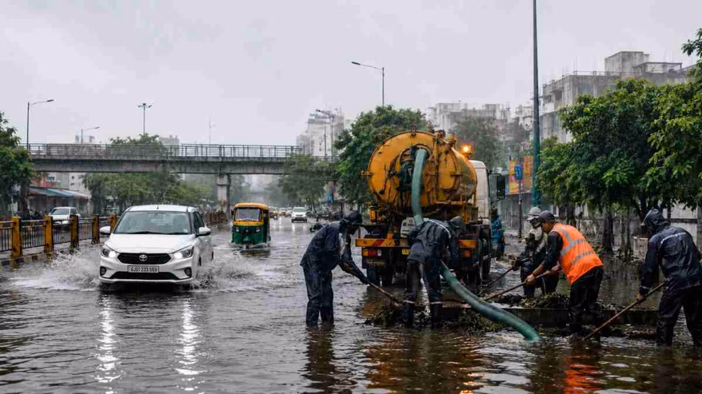 अहमदाबाद में जलभराव से परेशान नागरिकों के लिए राहत: अमित शाह के पत्र के बाद AMC एक्शन में, मास्टर प्लान तैयार