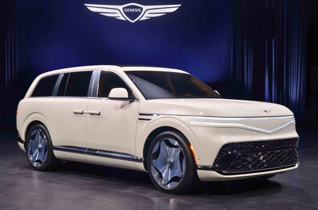 Genesis GV90 exterior and interior design image gallery