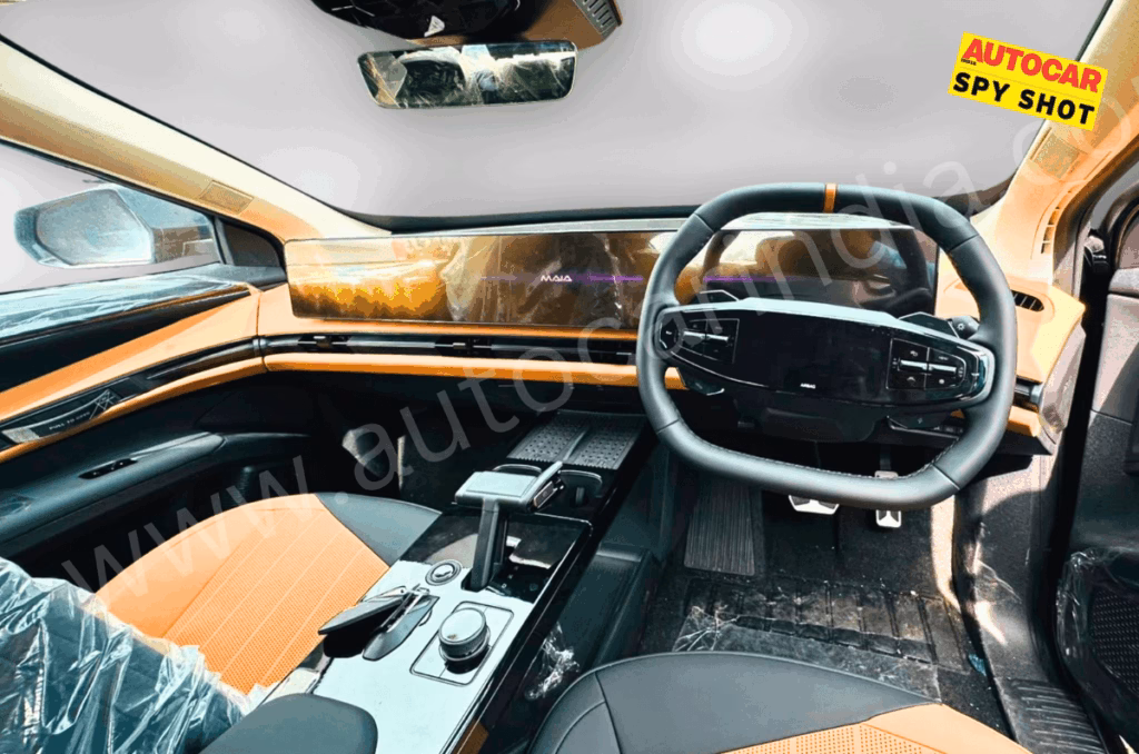 Mahindra BE 6 Sporteq interior leaked