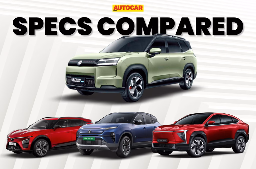 MG Hector Tomahawk EV 5-seater vs rivals: Price, specs compared