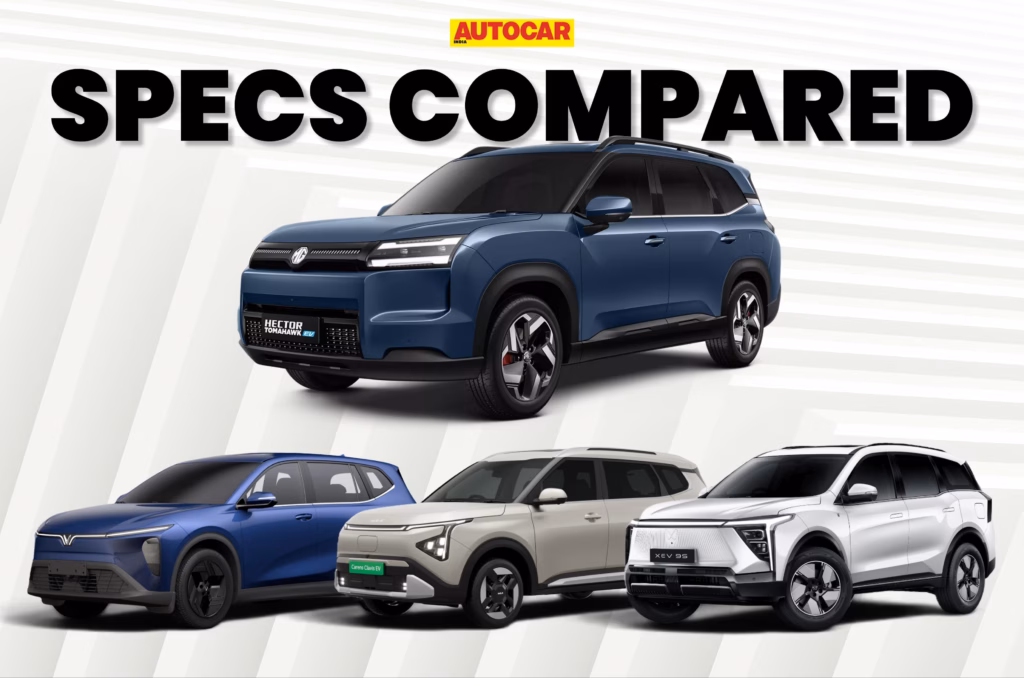MG Hector Tomahawk EV 7-seater vs rivals: Price, specs compared