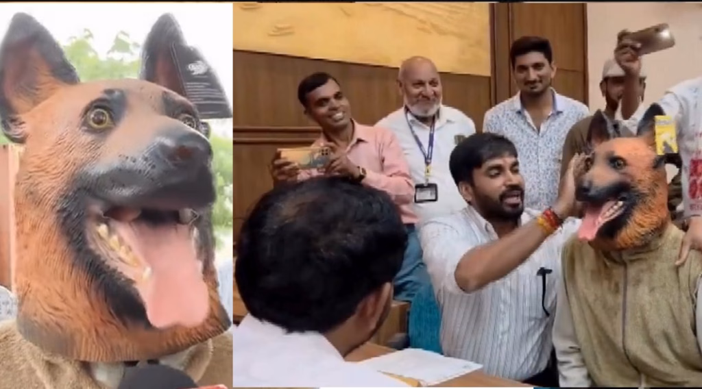 'नसबंदी में 40 लाख खर्च, फिर मेरे 6 बच्चे कैसे हो गए?' जनसुनवाई में 'डॉगी भाई'  की अनोखी शिकायत, खंडवा नगर निगम पर सवाल