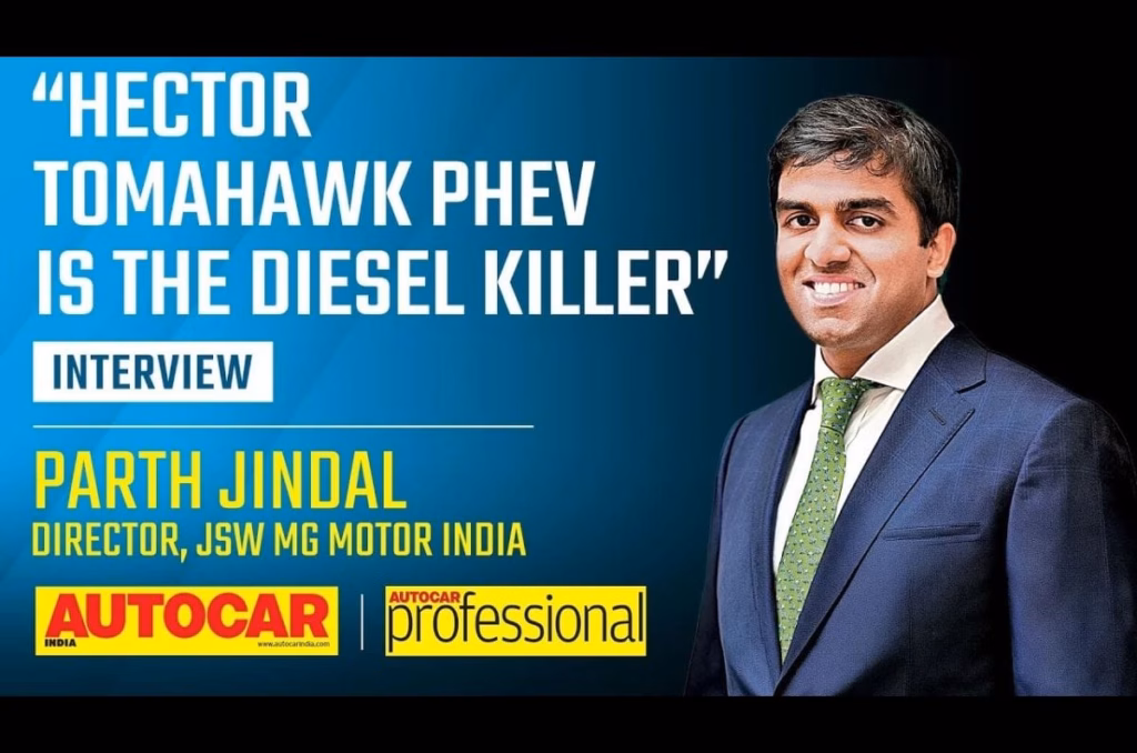 Parth Jindal on the MG Hector Tomahawk EV and PHEV prices, localisation and more