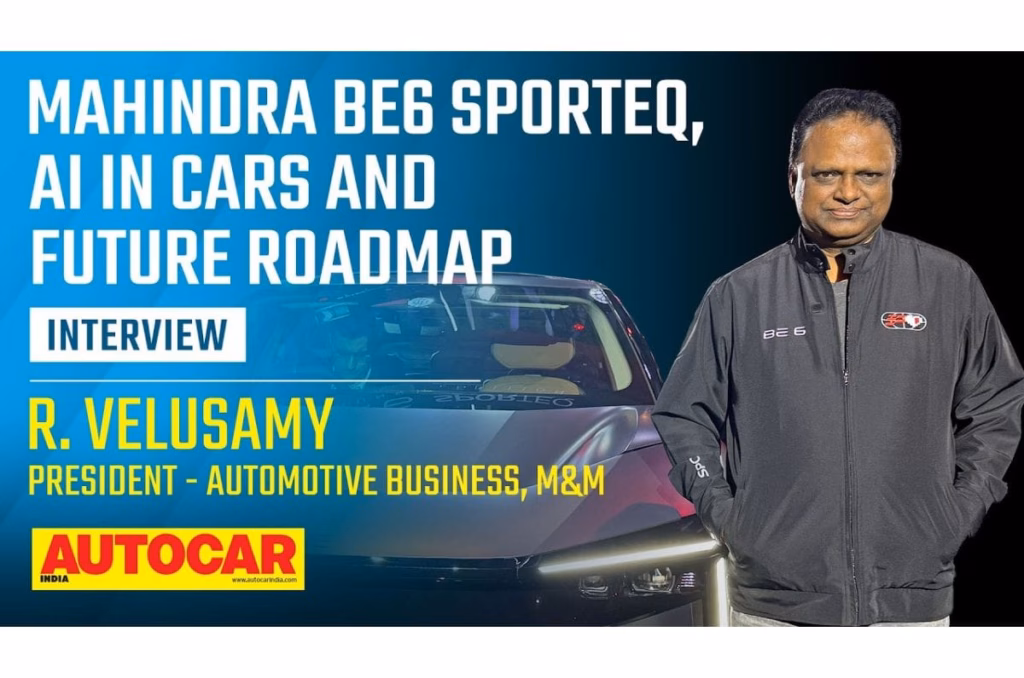 R. Velusamy on the Mahindra BE 6 Sporteq, BE 07 launch, and 2028 EV targets