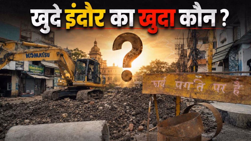 सड़कों के गड्ढे भरने में 50 करोड़ का बजट, रोजाना 14 लाख का खर्च, आखिर खुदे हुए इंदौर का खुदा कौन?