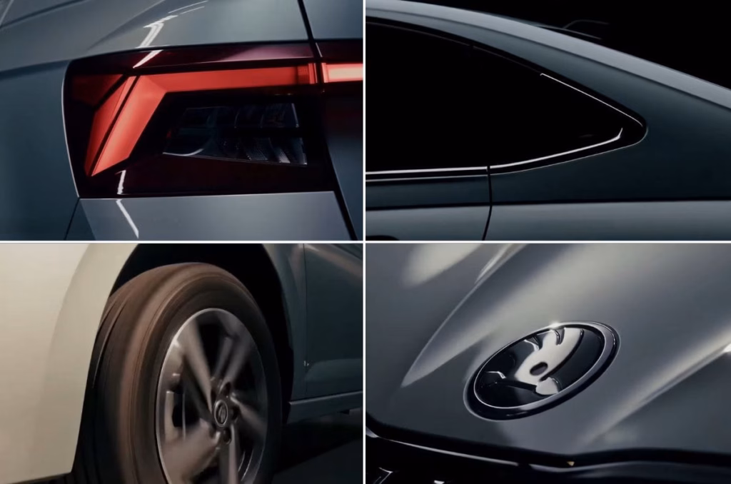 Skoda Slavia facelift design details teased ahead of August 18 launch