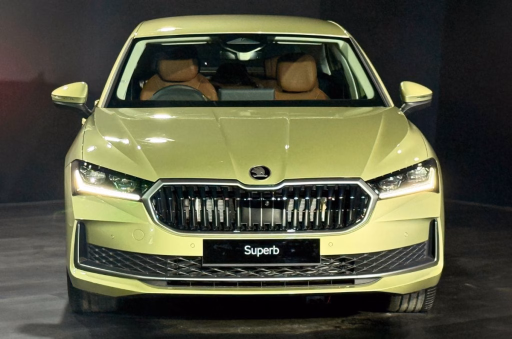 Skoda Superb diesel revealed in India ahead of 2027 launch