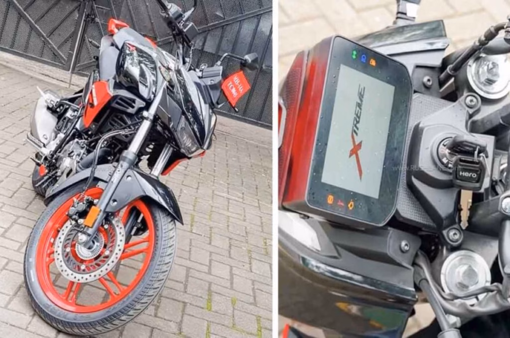 Updated Hero Xtreme 125R spotted with a TFT cluster