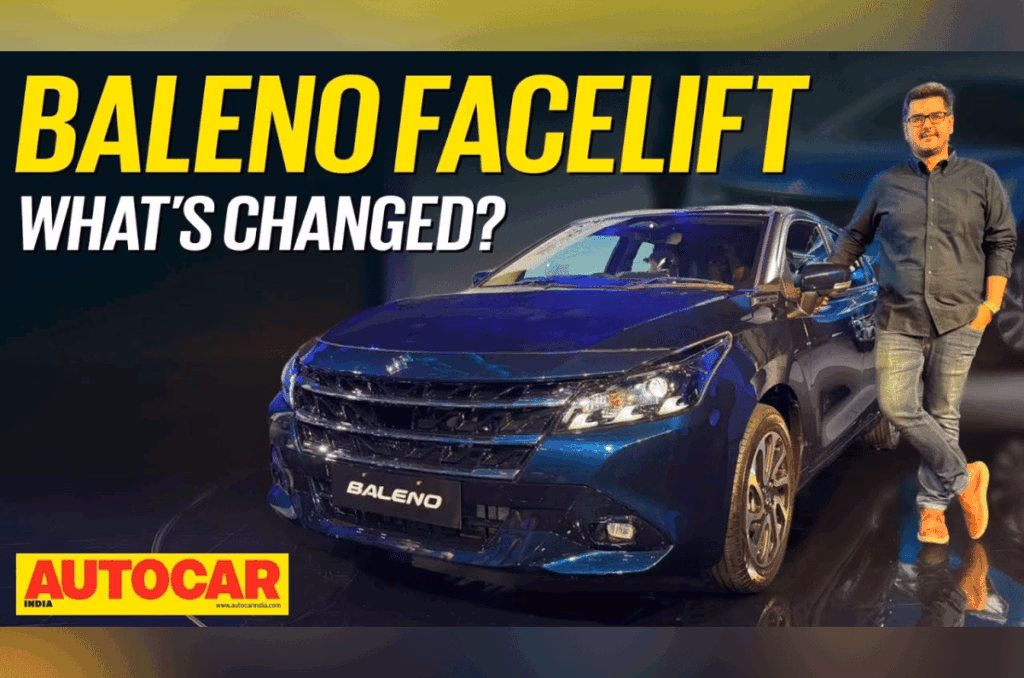 2026 Maruti Baleno facelift walkaround video