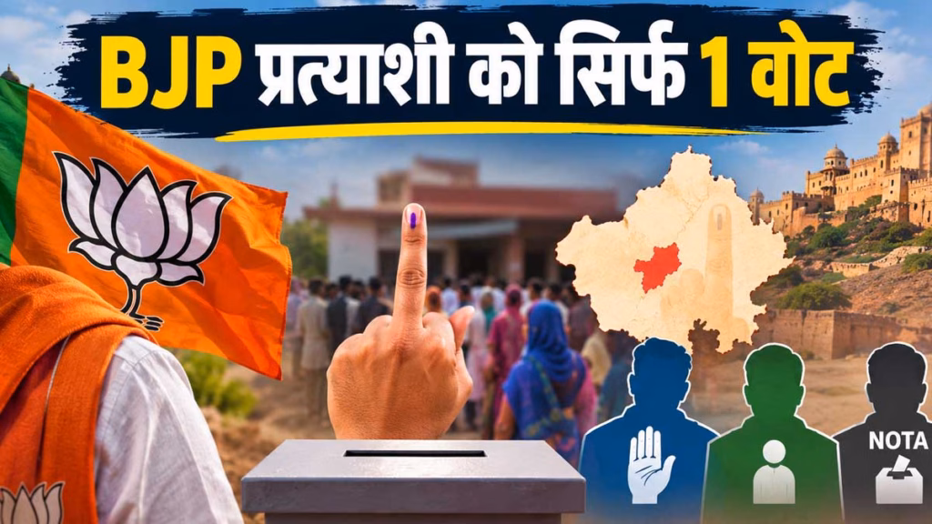 BJP प्रत्याशी को सिर्फ 1 वोट, पत्नी और माता-पिता ने भी नहीं दिया साथ? राजस्थान में चौंकाने वाला रिजल्ट