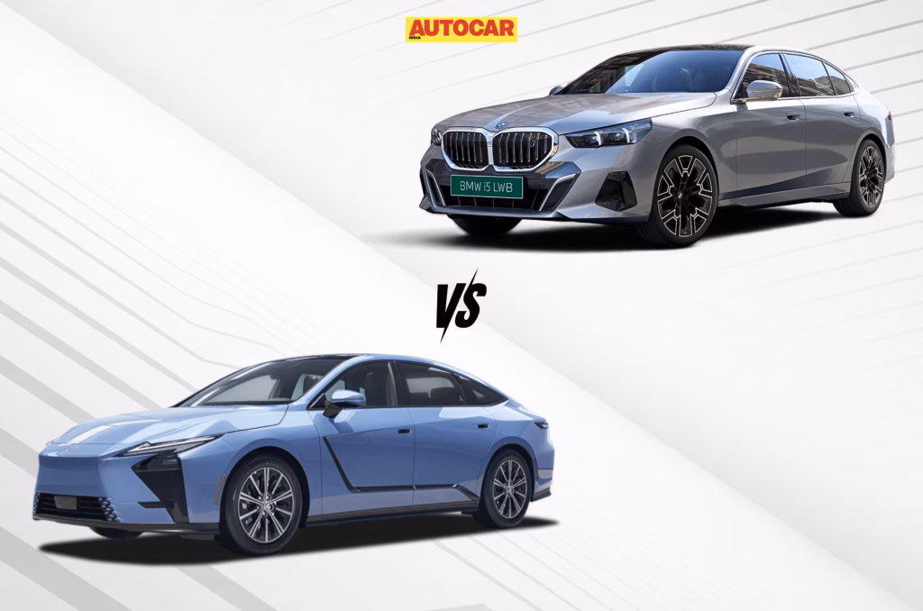 BMW i5 LWB vs Lexus ES 500e specs, features comparison