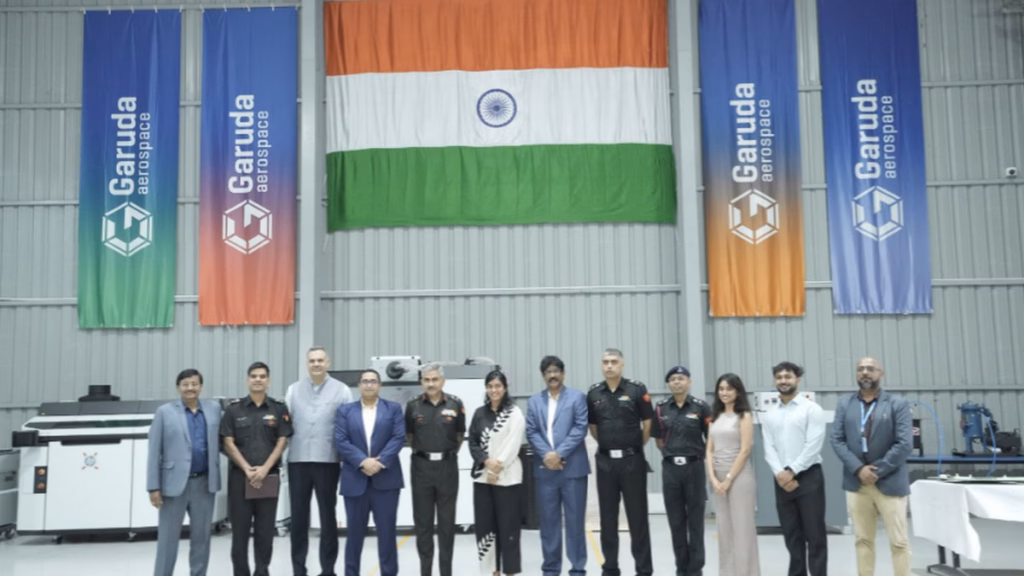 चेन्नई में Garuda Aerospace की डिफेंस ड्रोन फैक्ट्री पहुंचे सेना के वरिष्ठ अधिकारी, स्वदेशी तकनीक का लिया जायजा
