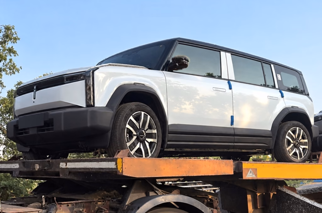 Chery iCAUR 03 spied in India