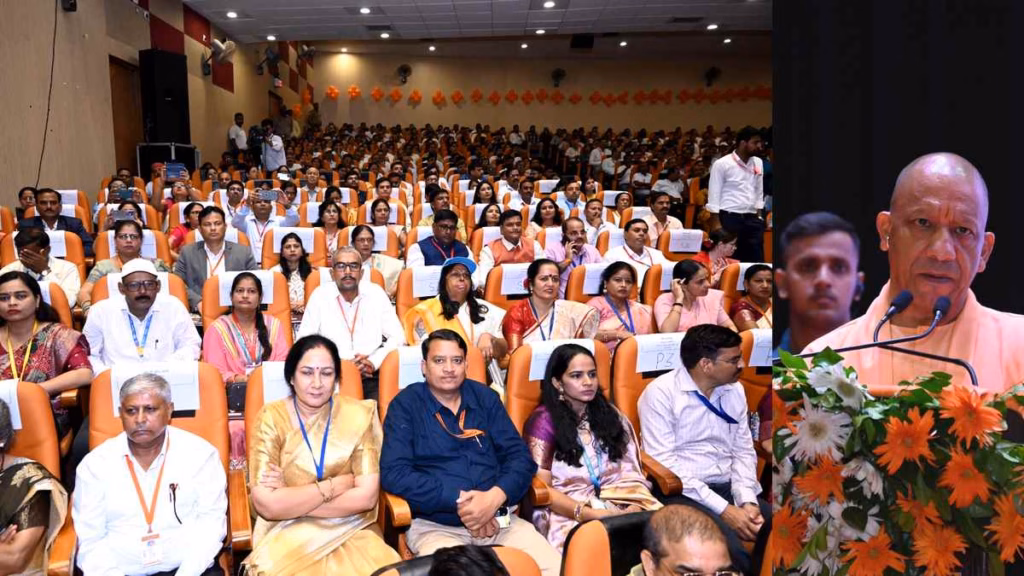 CM योगी ने सभी 81 शिक्षकों को अपने हाथों से दिया पुरस्कार