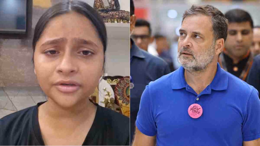 'डरो मत, मैं साथ हूं': पिता पर हमले के बाद निशु आजाद के समर्थन में आए राहुल गांधी