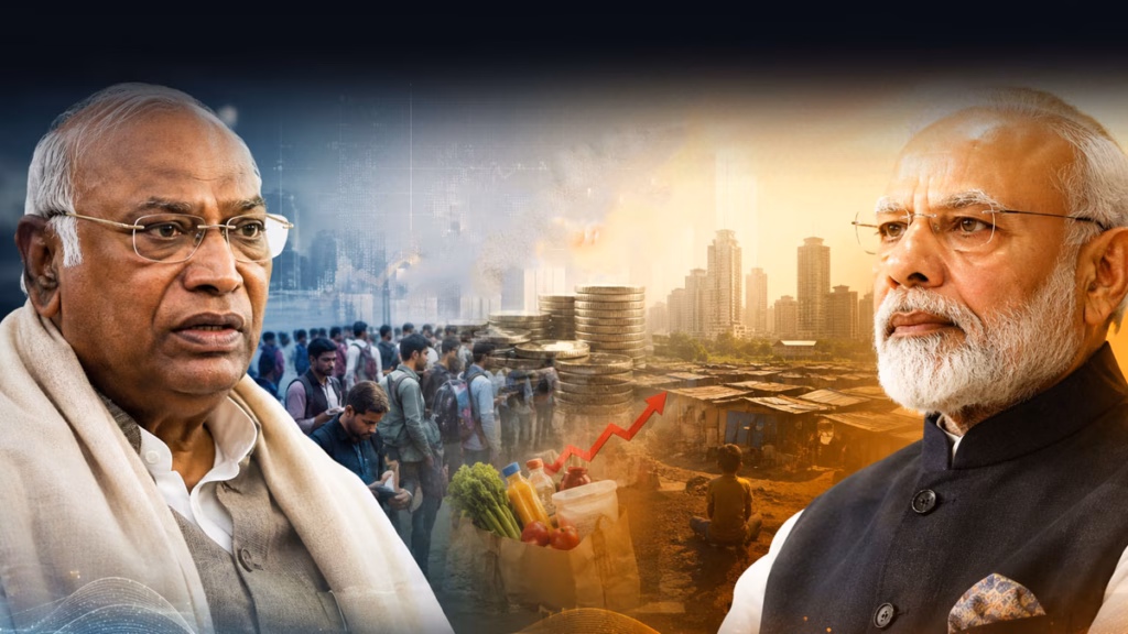 ‘GDP ग्रोथ का जश्न आम आदमी कैसे मनाए?’ खरगे ने PM मोदी पर साधा निशाना, बेरोजगारी-महंगाई से लेकर असमानता तक गिनाईं चुनौतियां