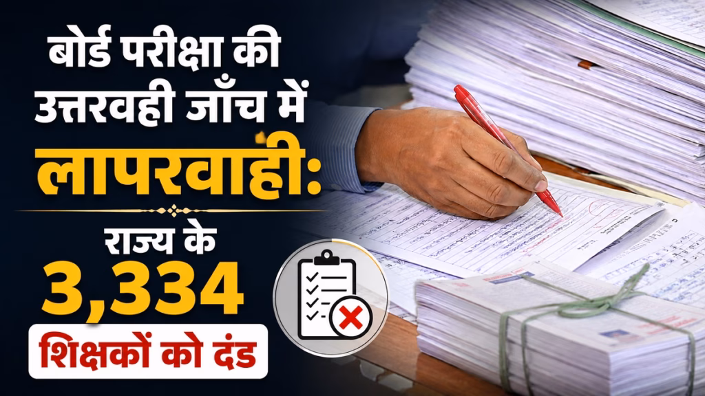 गुजरात बोर्ड का बड़ा एक्शन! 10वीं-12वीं की कॉपी जांच में गलती करने वाले 3,334 शिक्षकों पर जुर्माना
