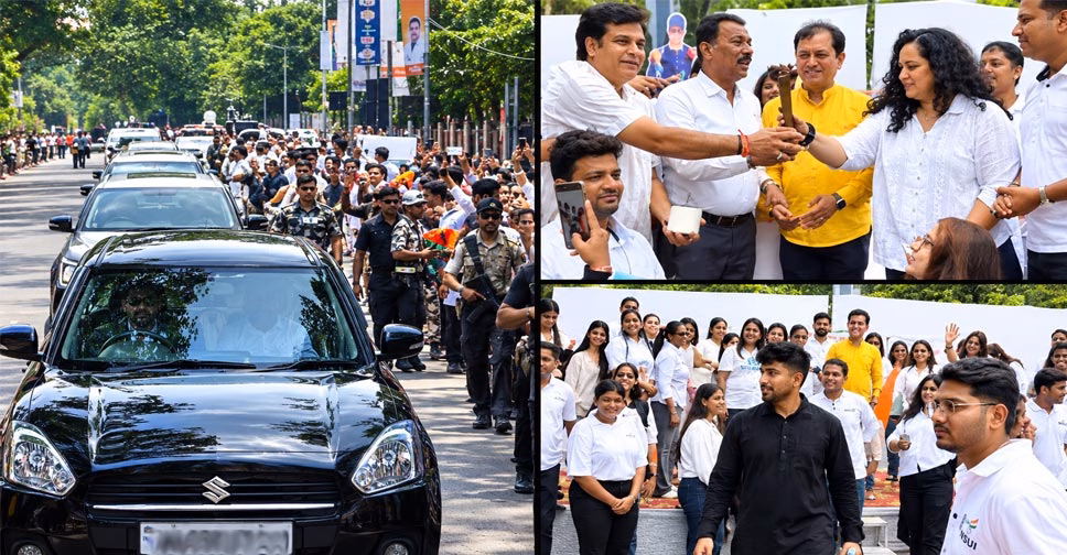 इंदौर में डॉक्टरों ने दिया हेल्थ फिटनेस का संदेश, सैकड़ों फिजियोथैरेपिस्ट ने निकाली, मंत्री जी हुए शामिल