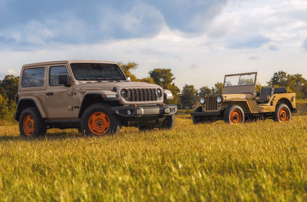 Jeep Wrangler JL-2A revealed as a retro tribute to 1945 Willys CJ-2A