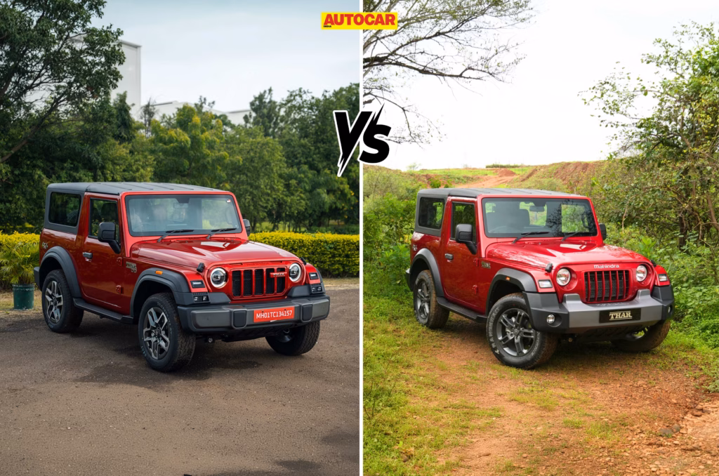 Mahindra Thar OG vs Thar: Differences and similarities explained