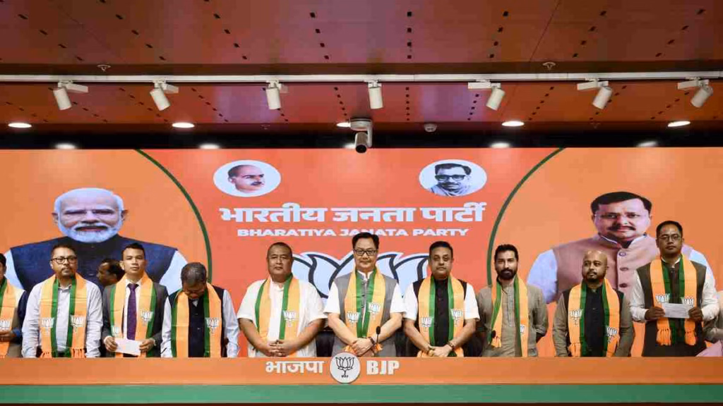 मेघालय में बड़ा सियासी भूचाल: यूडीपी के 8 विधायक भाजपा में शामिल