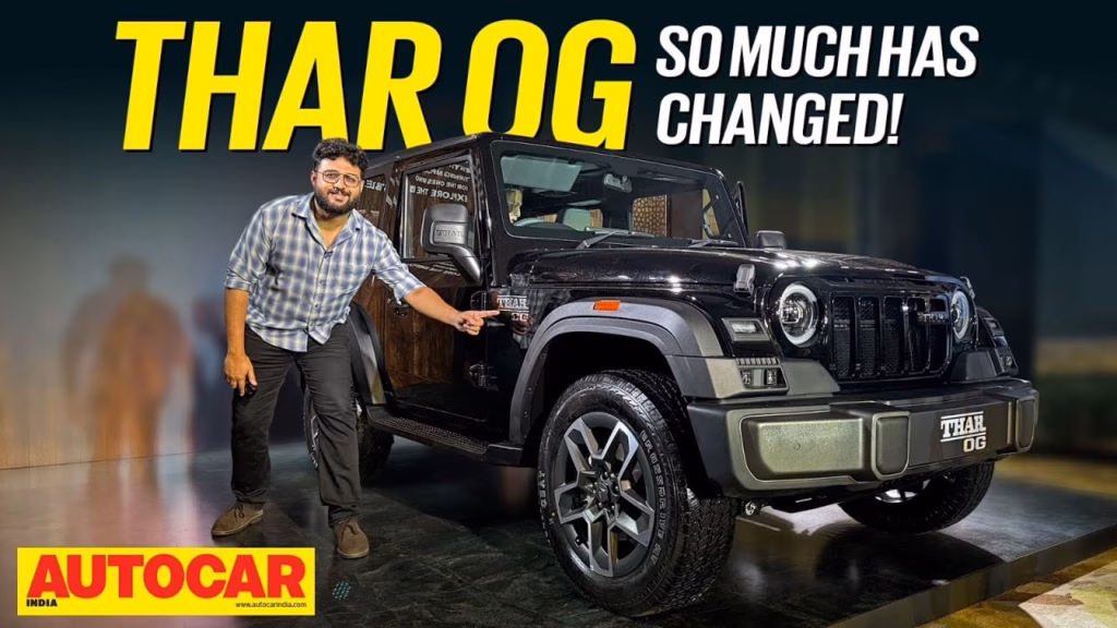 New Mahindra Thar OG walkaround video