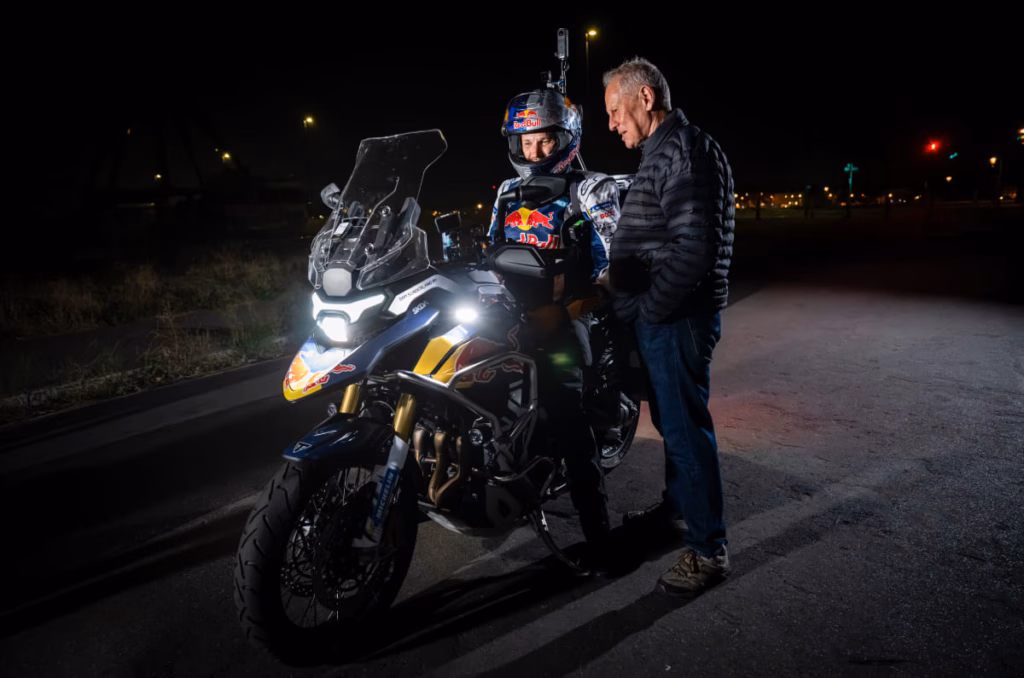 Next-gen Triumph Tiger 1200 teased on round-the-world record attempt