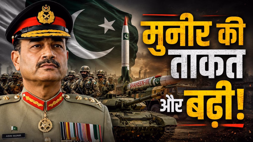 पाकिस्तान में 1976 के बाद सबसे बड़ा सैन्य बदलाव, तीनों सेनाओं की कमान अब आसिम मुनीर के हाथ में