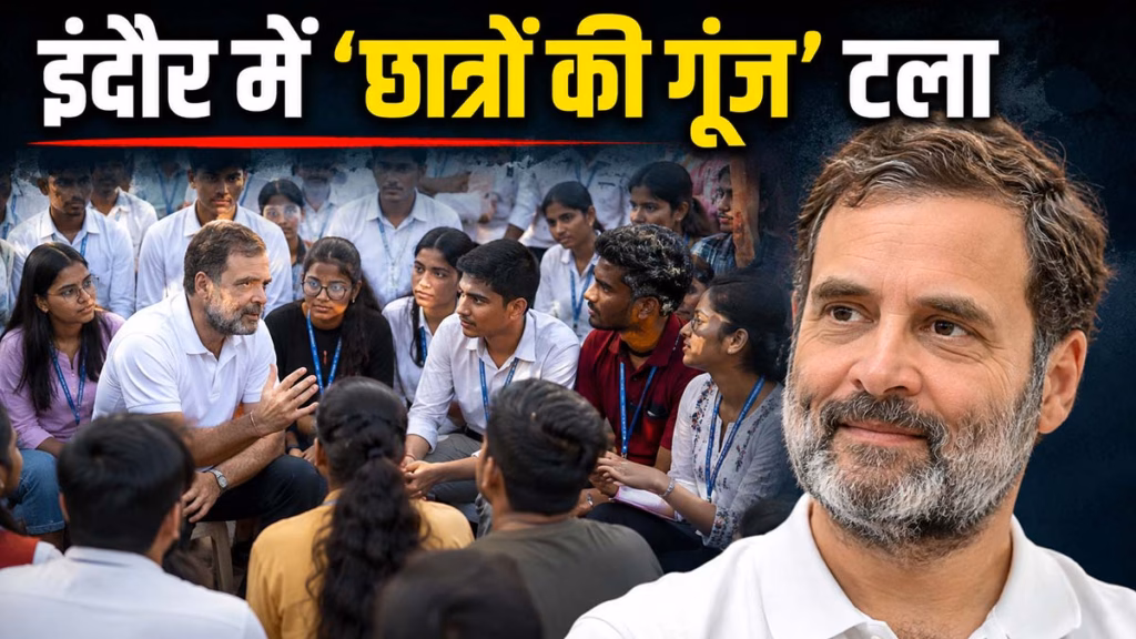 राहुल गांधी का इंदौर में होने वाला छात्रों की गूंज कार्यक्रम टला, बीजेपी ने कहा, कांग्रेस ने ही रचा पूरा खेल
