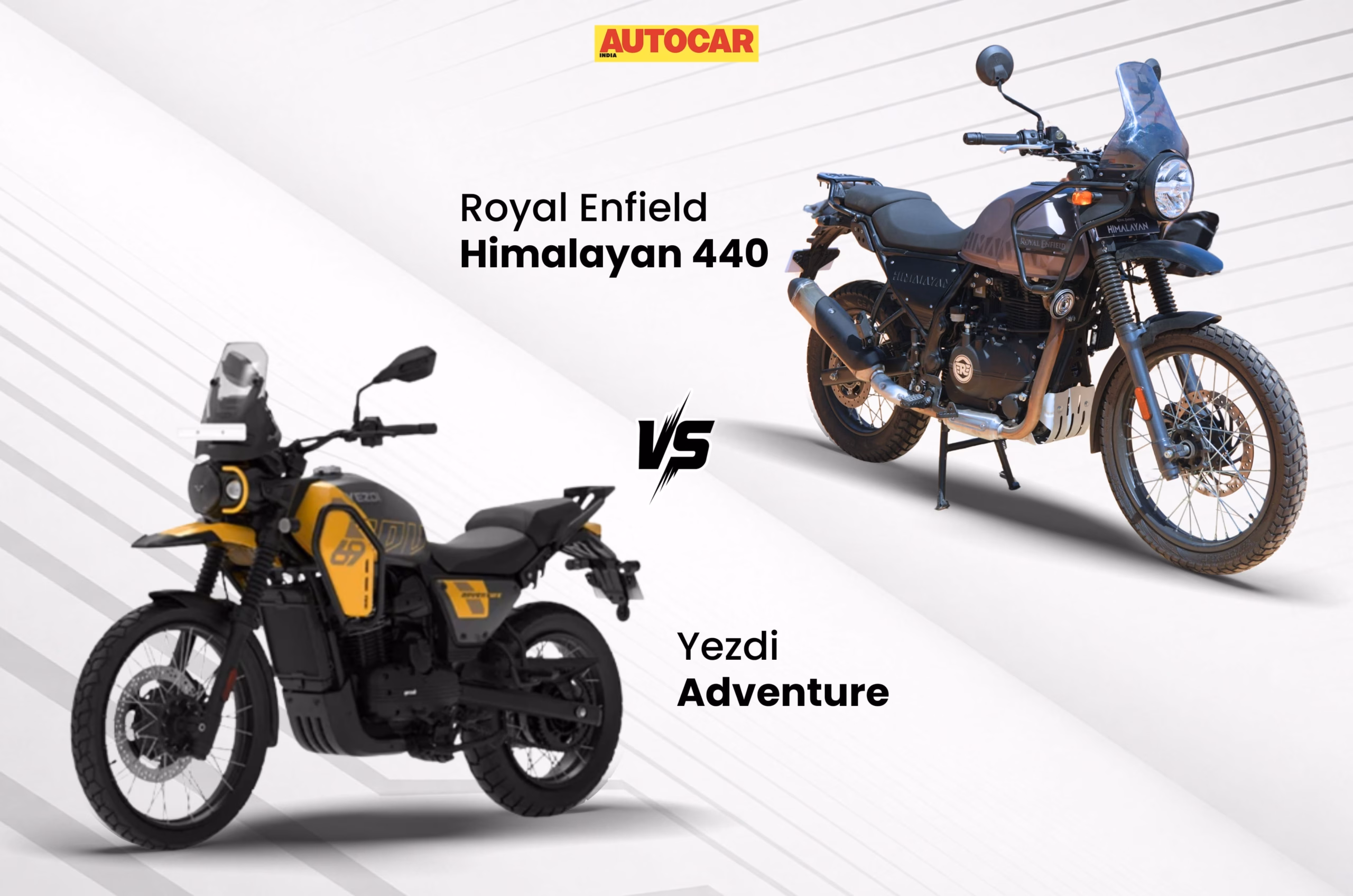 RE Himalayan 440 vs Yezdi Adventure: Price and specifications compared