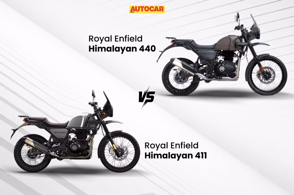 Royal Enfield Himalayan 440 vs Himalayan 411: differences explained