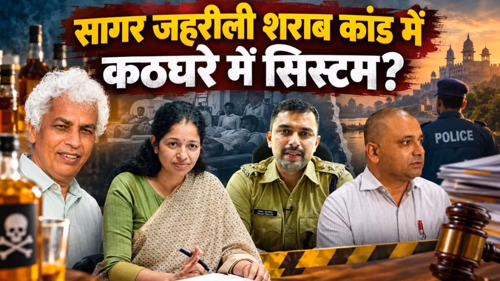 सागर जहरीली शराब कांड में कठघरे में सिस्टम, बड़े अफसरों की जवाबदेही पर उठे सवाल?