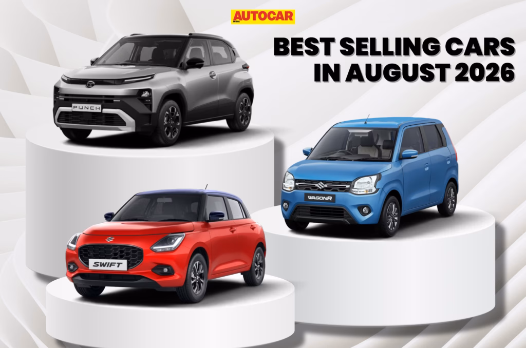 Top 10 bestselling cars in August 2026: Punch back on top spot