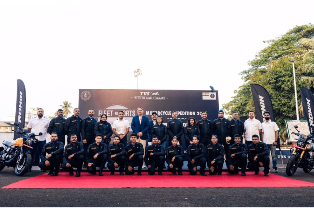 TVS Ronin Fleet to Forts expedition flagged off