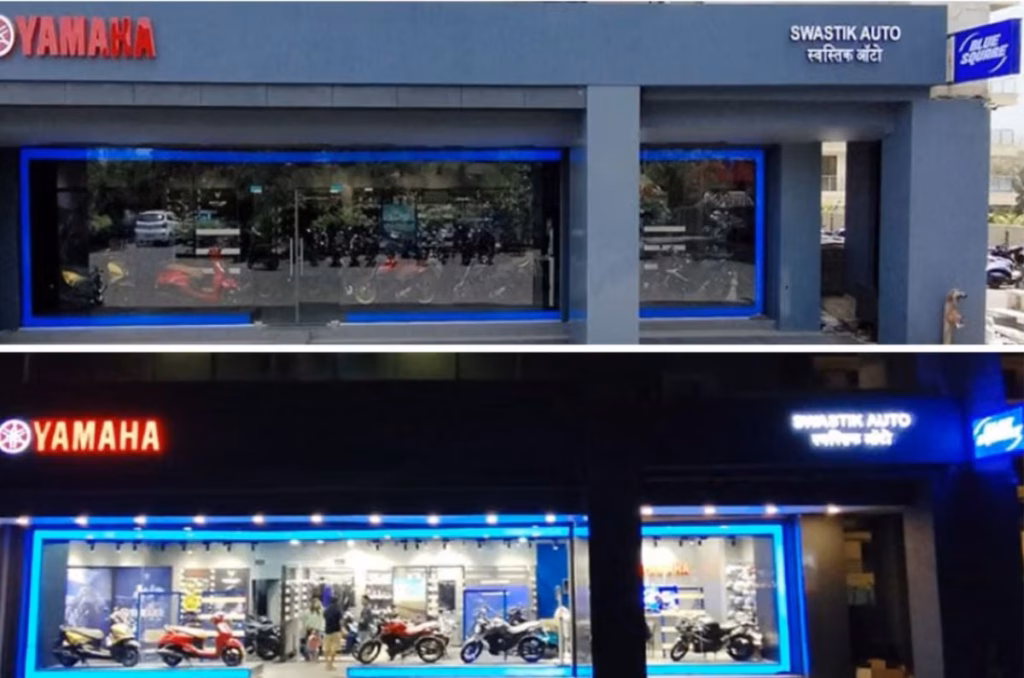 Yamaha now has 600 Blue Square showrooms in India