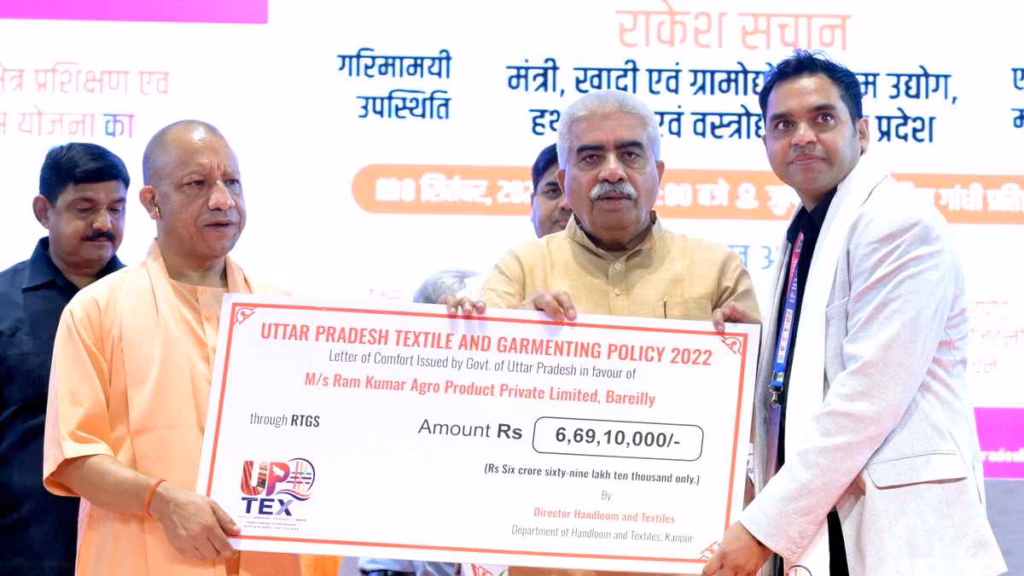 योगी सरकार की नीतियों से वस्त्र उद्योग नई ऊंचाइयों पर : सचान