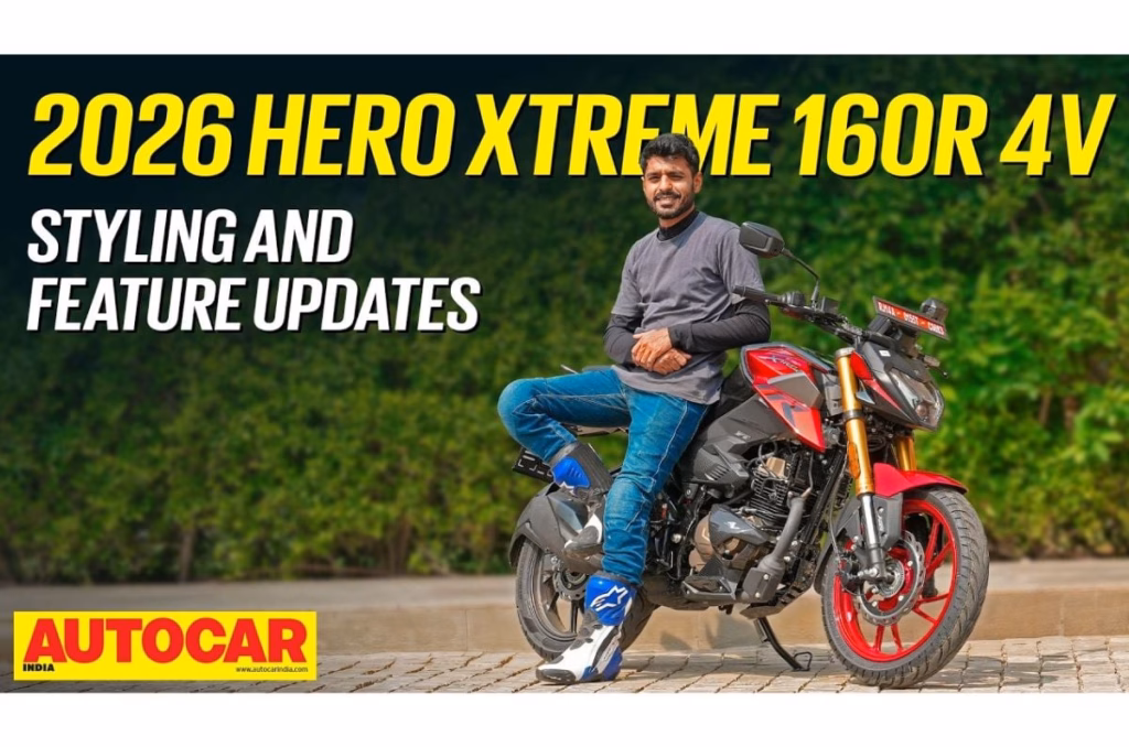 2026 Hero Xtreme 160R 4V first ride video review