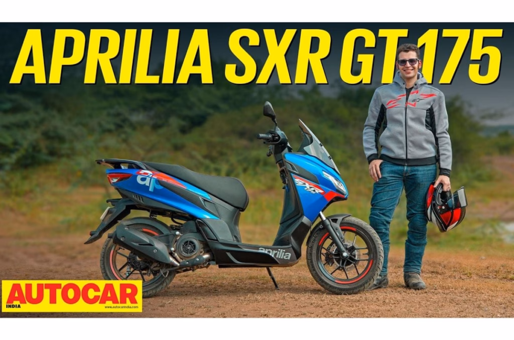 Aprilia SXR GT 175 First ride video review