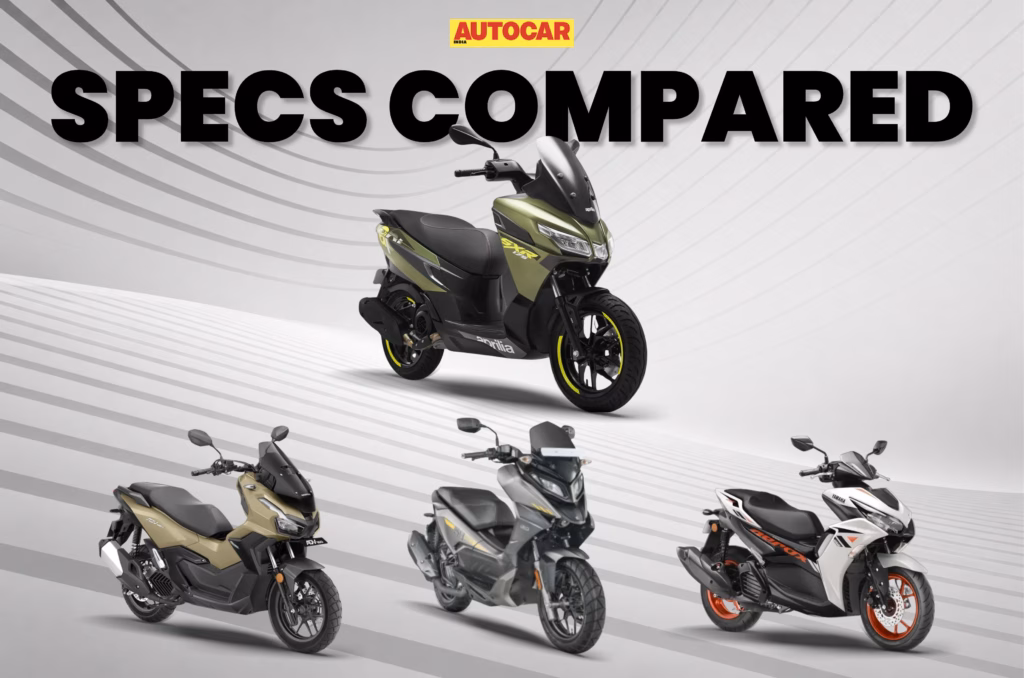 Aprilia SXR GT 175 vs Rivals: Price and specifications compared