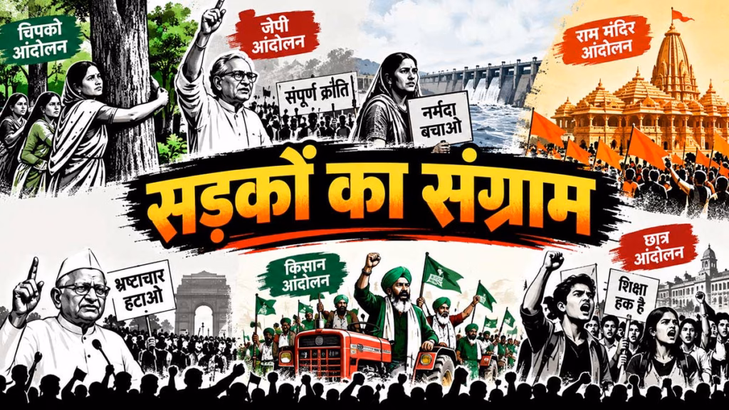 भारत में विरोध प्रदर्शनों का इतिहास: भाषा आंदोलन से 'राम मंदिर, किसान और युवा प्रदर्शनों' तक, जानें कैसे बदला देश का सियासी नक्शा