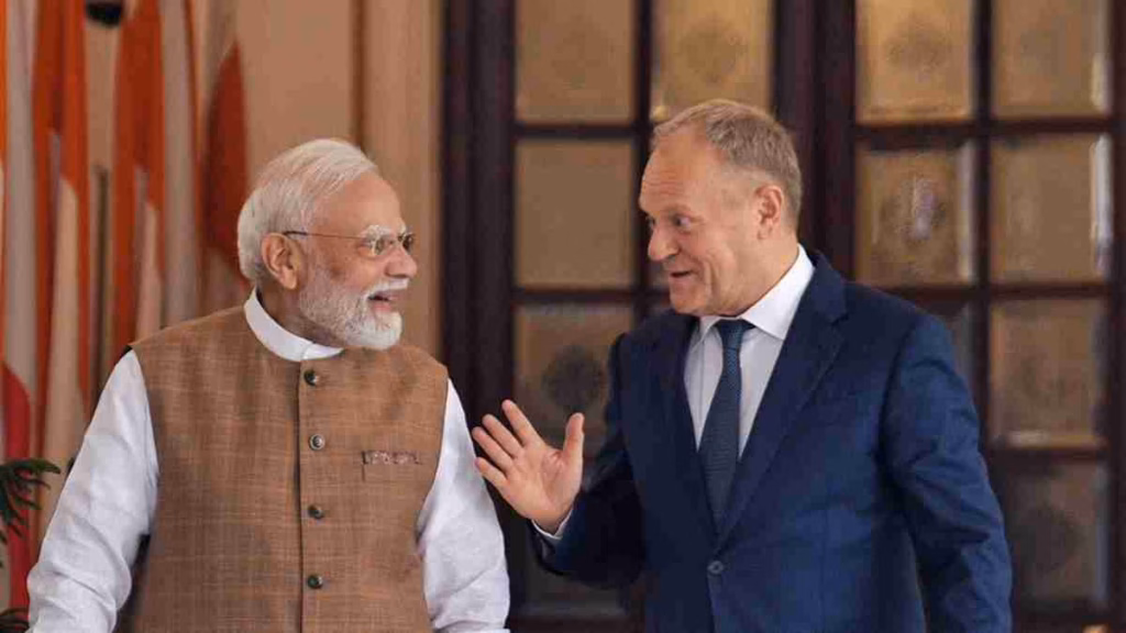 भारत-पोलैंड के बीच गहरी हुई दोस्ती: पीएम मोदी बोले- रक्षा, स्पेस और ट्रेड में बढ़ेंगे नए अवसर