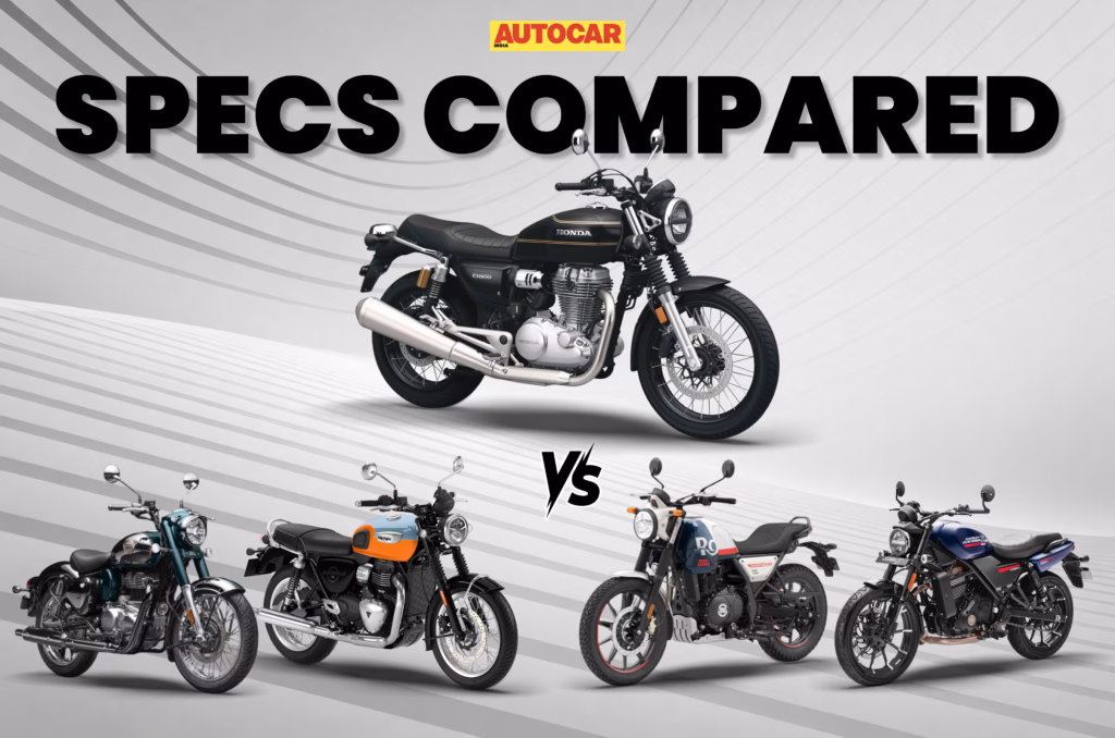 Honda CB500 vs Rivals: Price and specifications compared
