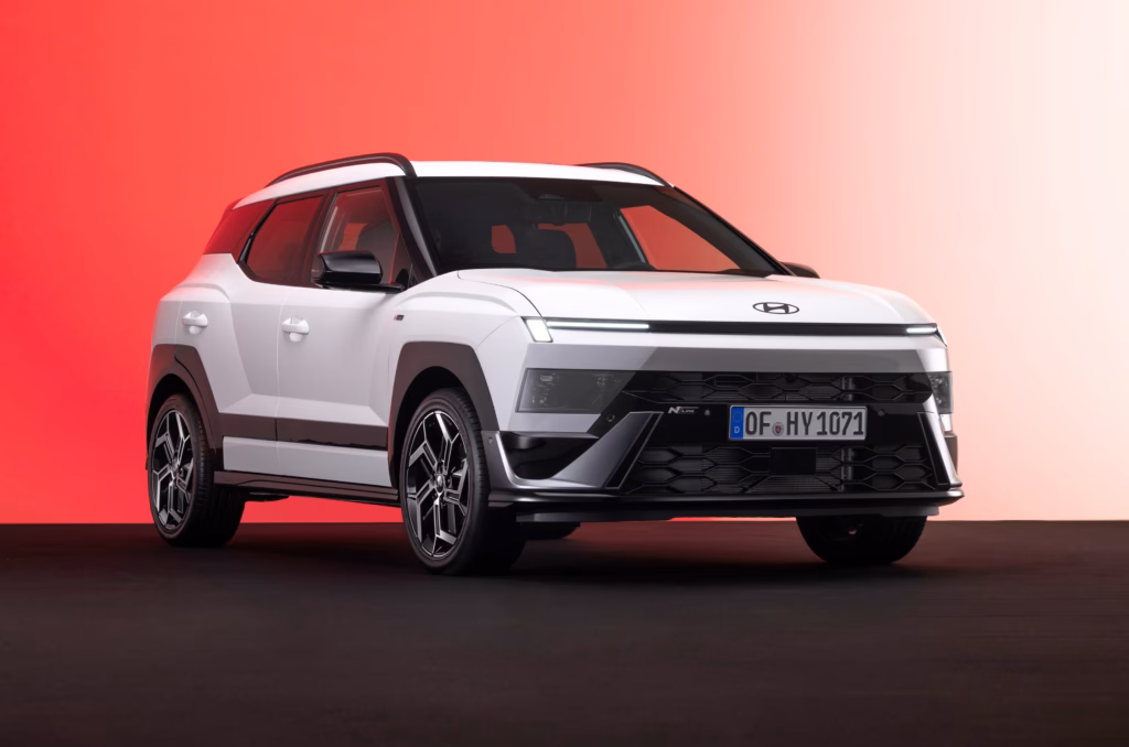 Hyundai Bayon N Line revealed at Paris Motor Show
