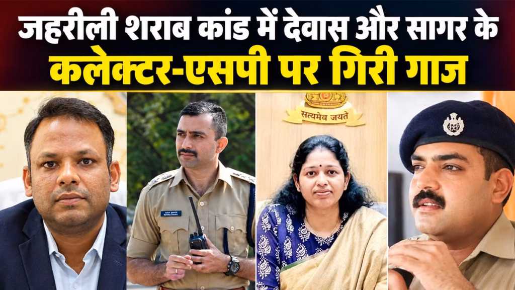 जहरीली शराबकांड पर मोहन सरकार का बड़ा एक्शन, देवास और सागर के SP-कलेक्टर हटाए गए