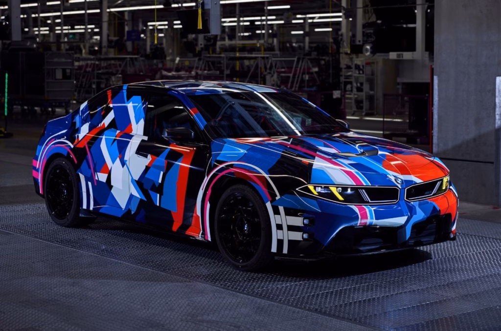 Near-production BMW M3 electric revealed in camo