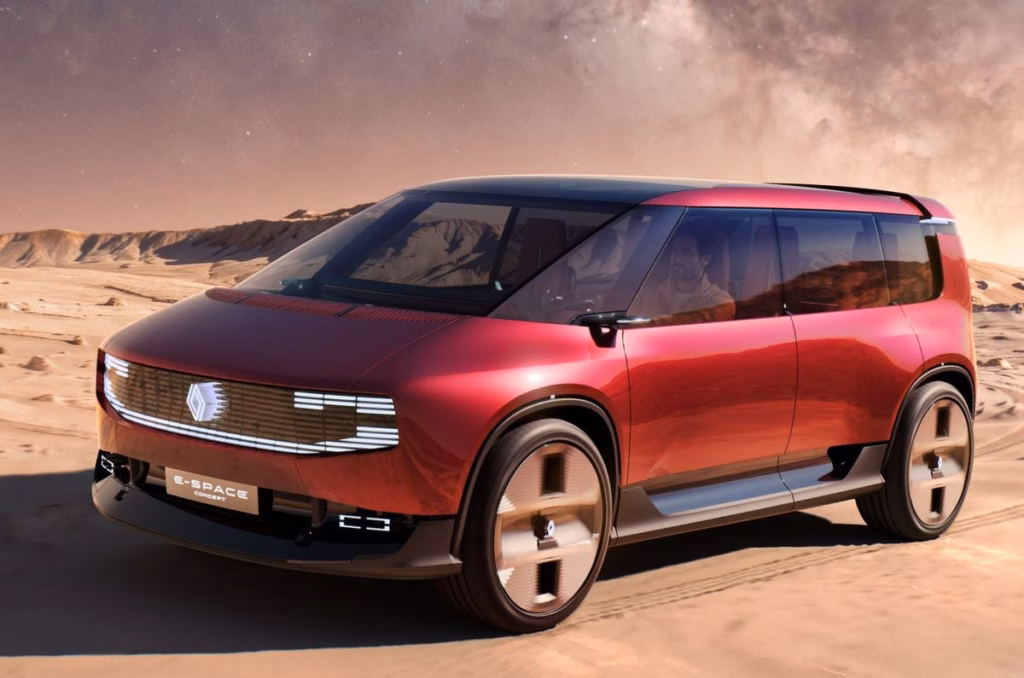Renault E-Space Concept previewed ahead of 2026 Paris Motor Show debut