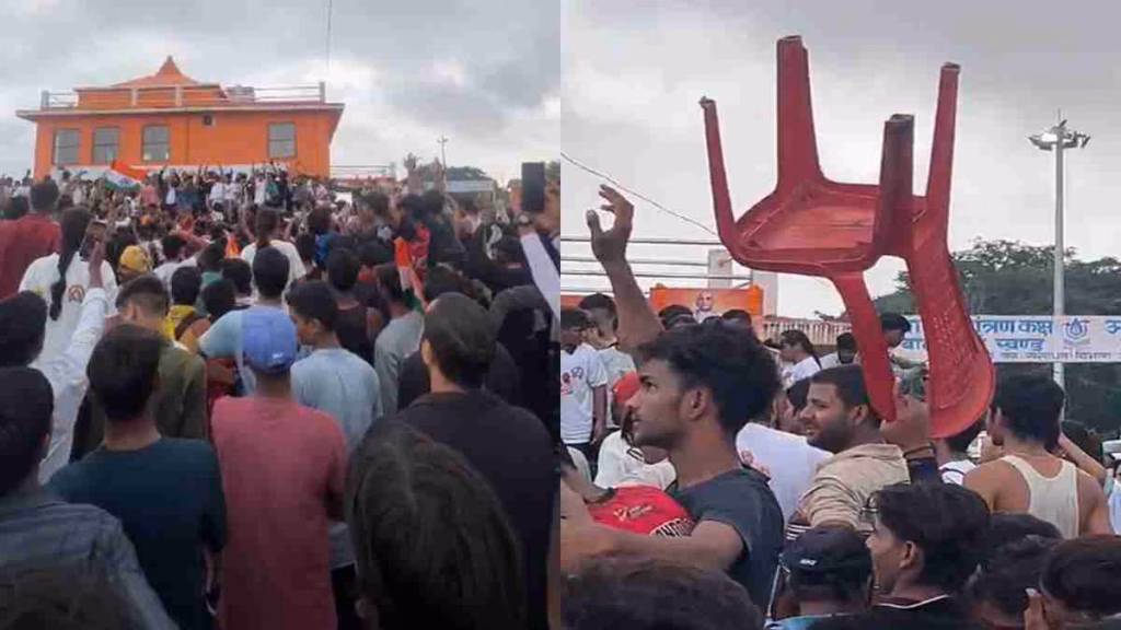 रन फॉर यूनिटी मैराथन में बवाल, प्रतिभागियों ने तोड़ी कुर्सियां, सर्टिफिकेट के लिए छीना-झपटी