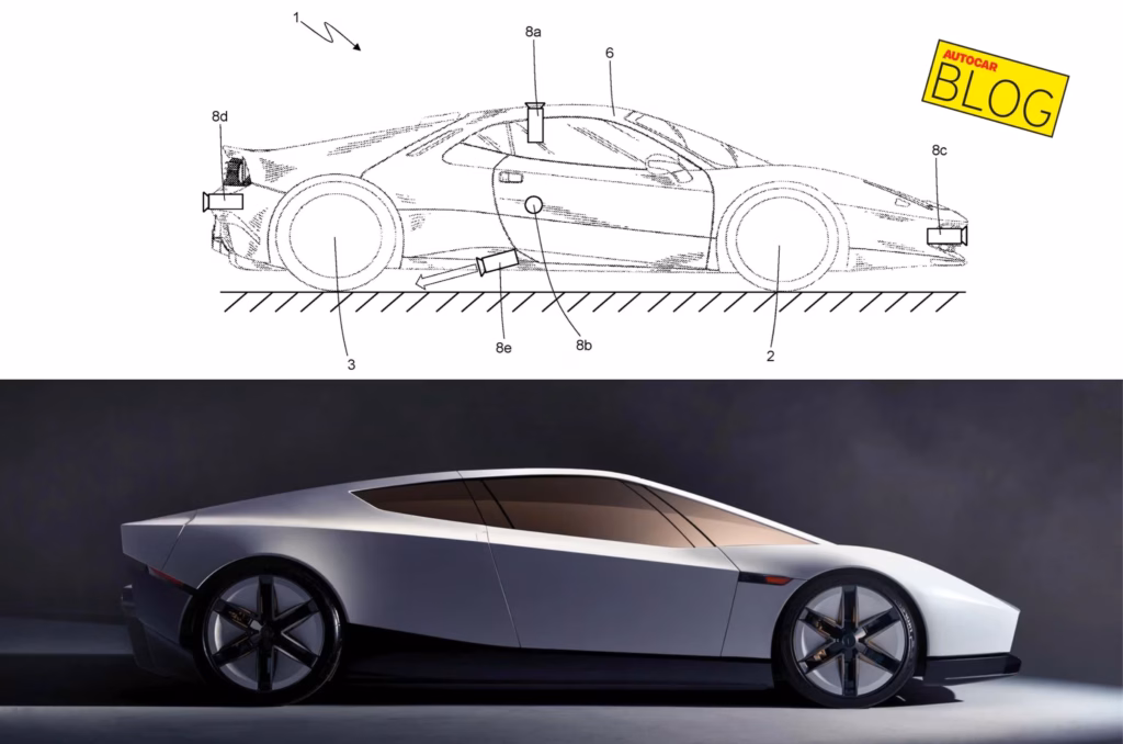Tesla, Knight Rider, Ferrari and the air thrusted car