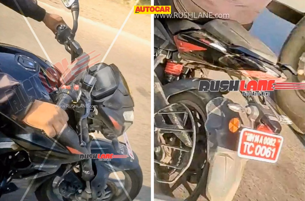 Updated Bajaj Pulsar NS160 spotted testing