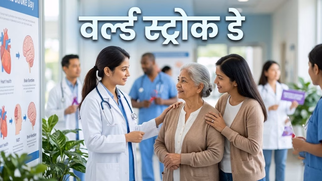 वर्ल्ड स्ट्रोक डे: स्ट्रोक के लक्षण दिखते ही लें चिकित्सकीय सहायता, हर मिनट है कीमती